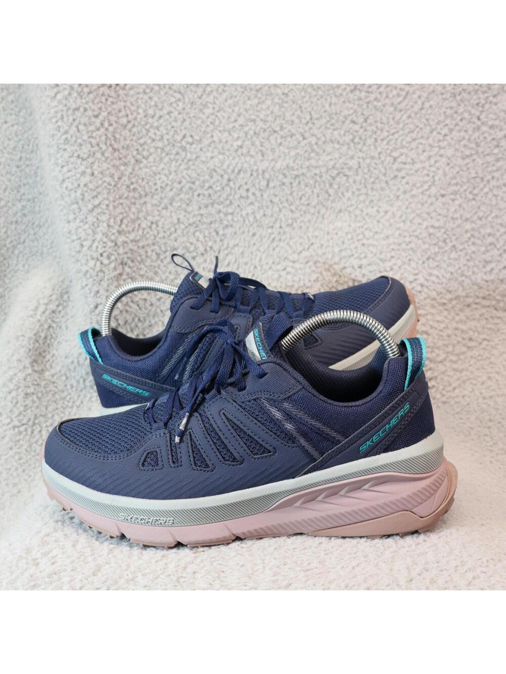 Skechers Sport Switch Back Slip Ons Blue sz 9.5 Memory Foam
